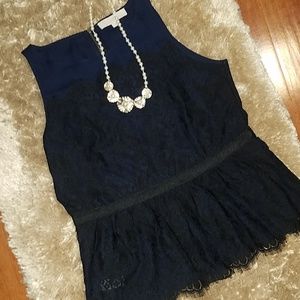 The Loft peplum top💜